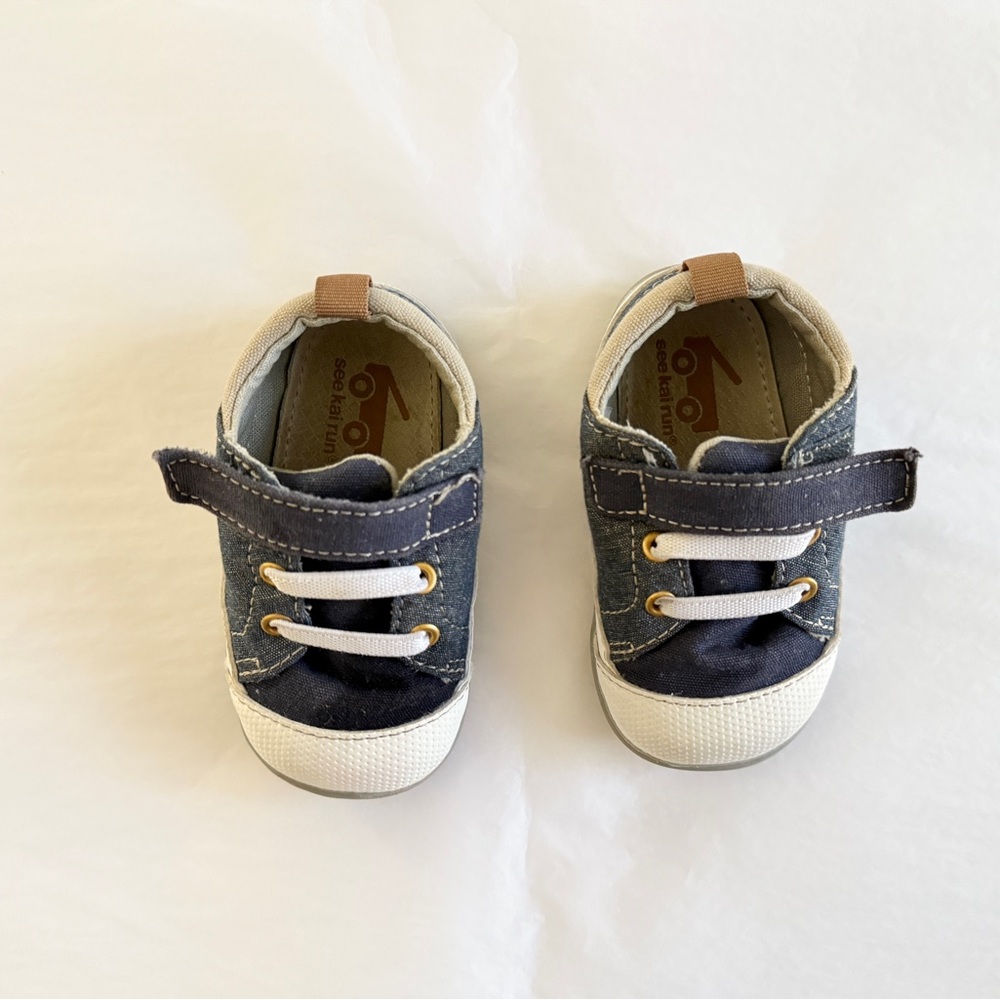 See Kai Run Stevie II Infant Toddler First Walker Sneaker  US Size 5
